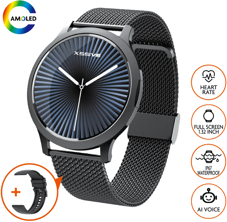 Xssive Smart Watch XSS-SW10B - Zwart