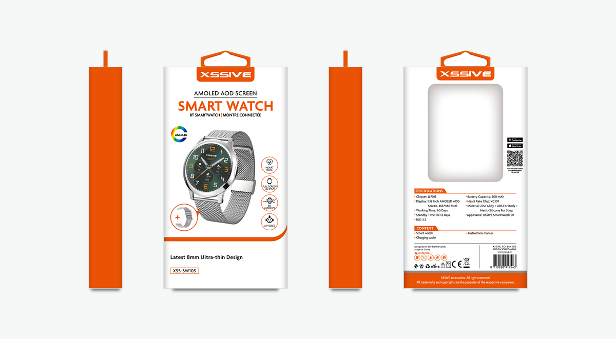 Xssive Smart Watch XSS-SW10S - Silver