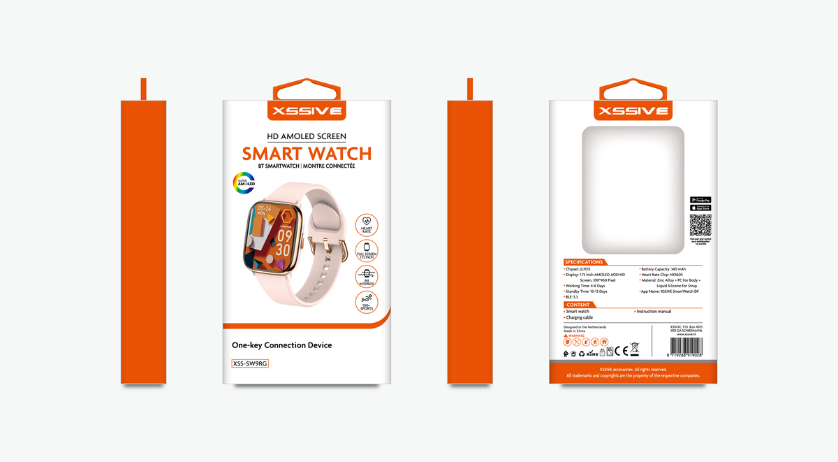 Xssive Smart Watch XSS-SW9RG - Rose Goud