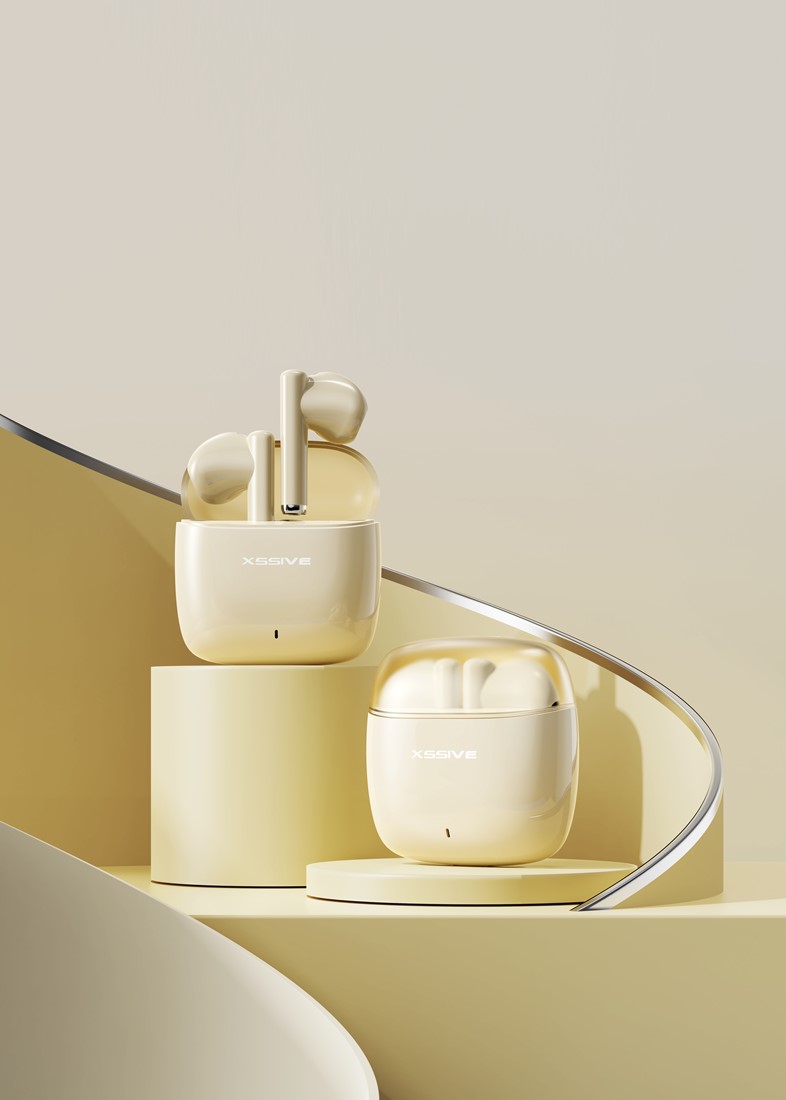 Xssive Wireless Earbuds XSS-TWS18YL - Creme